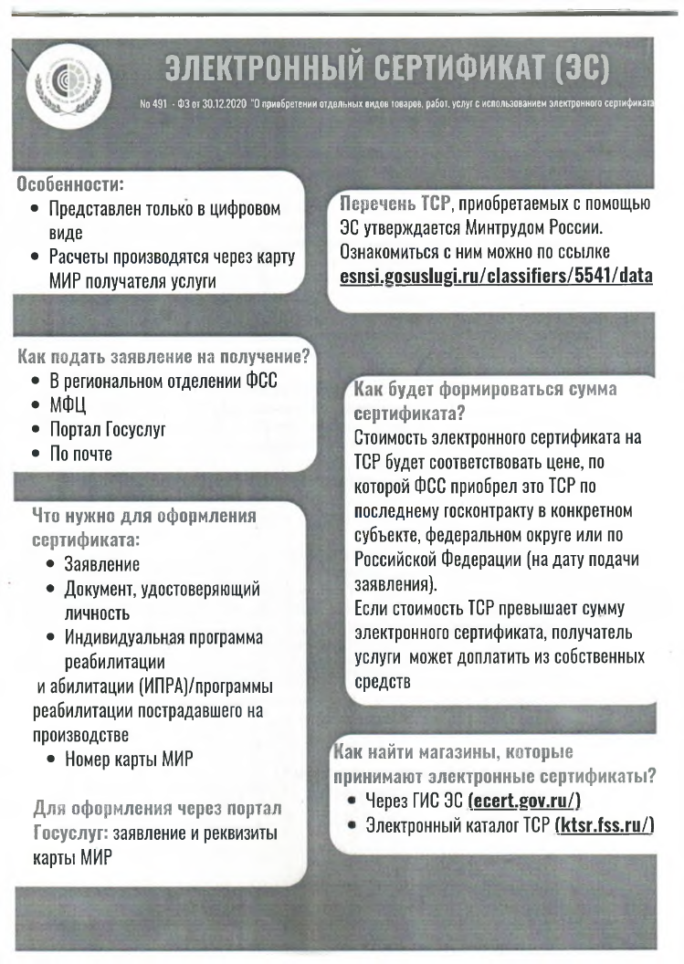 Новый платежный инструмент- электронный сертификат | Управление социальной  защиты населения администрации Алексеевского городского округа